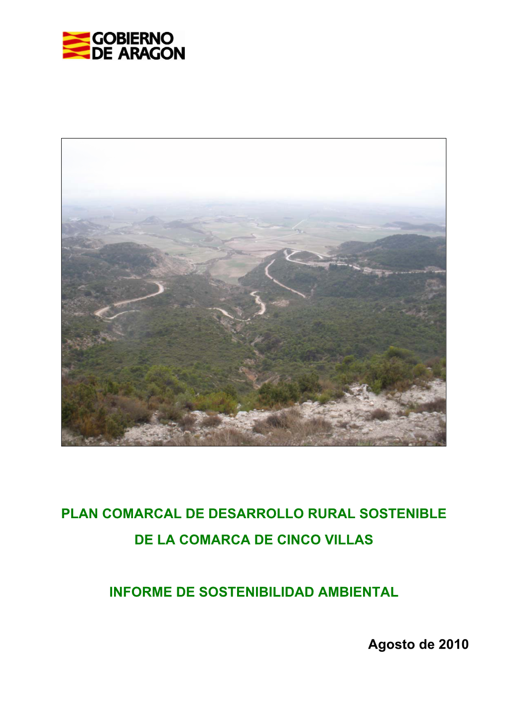 Plan Comarcal De Desarrollo Rural Sostenible De La Comarca De Cinco Villas Informe De Sostenibilidad Ambiental