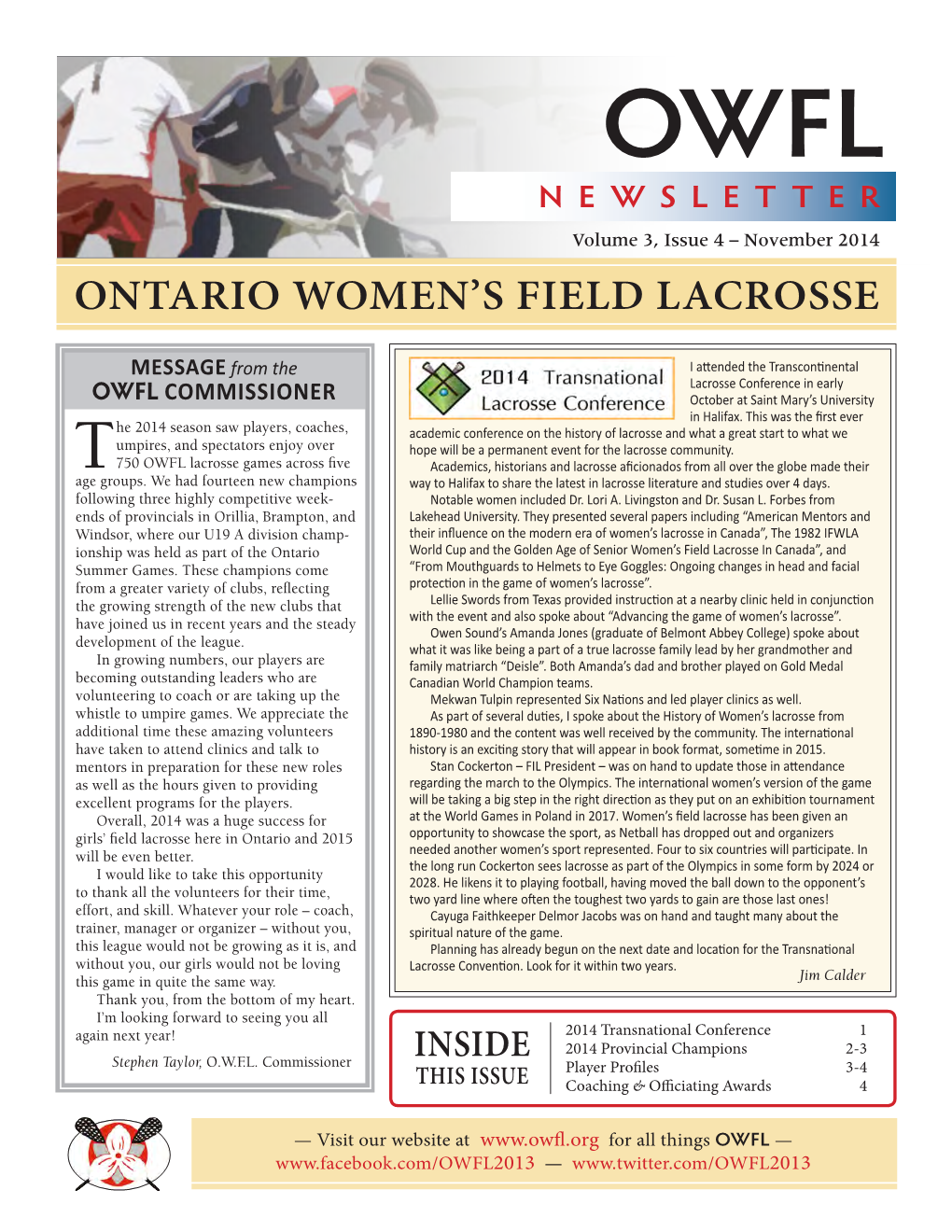 Ontario Women's Field Lacrosse