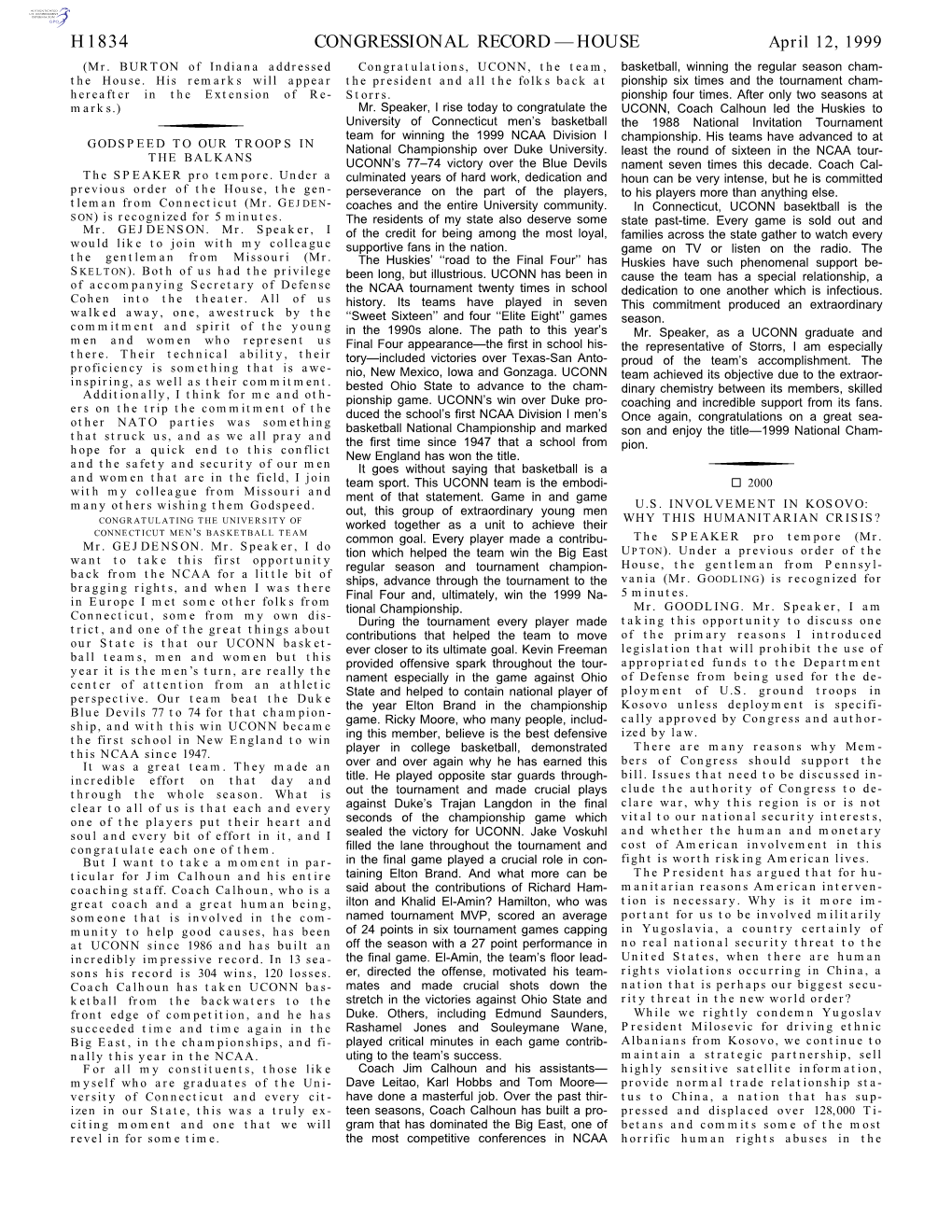 Congressional Record—House H1834