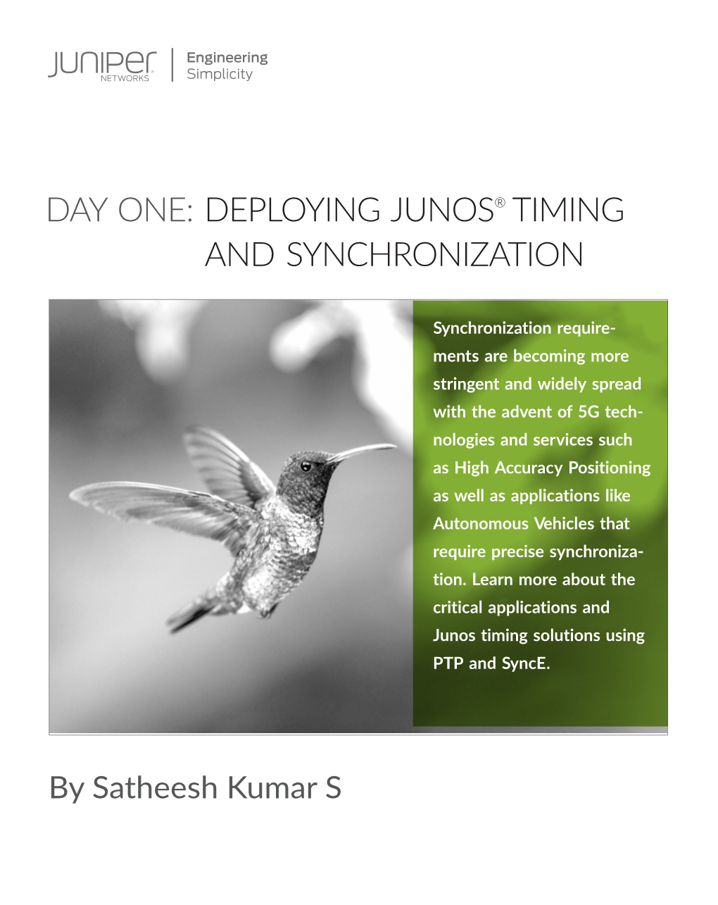 Day One Deploying Junos Timing and Synchronization