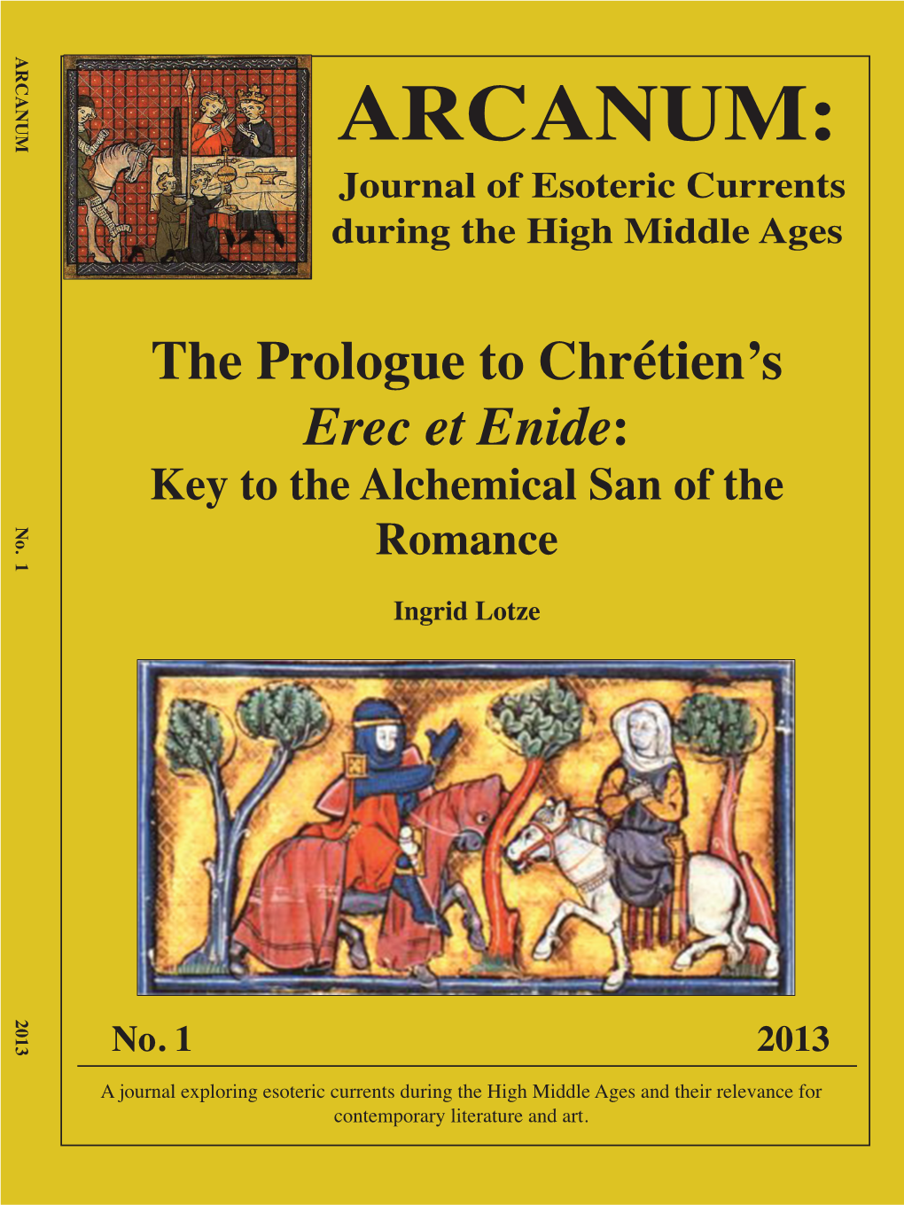 ARCANUM: Journal of Esoteric Currents During the High Middle Ages