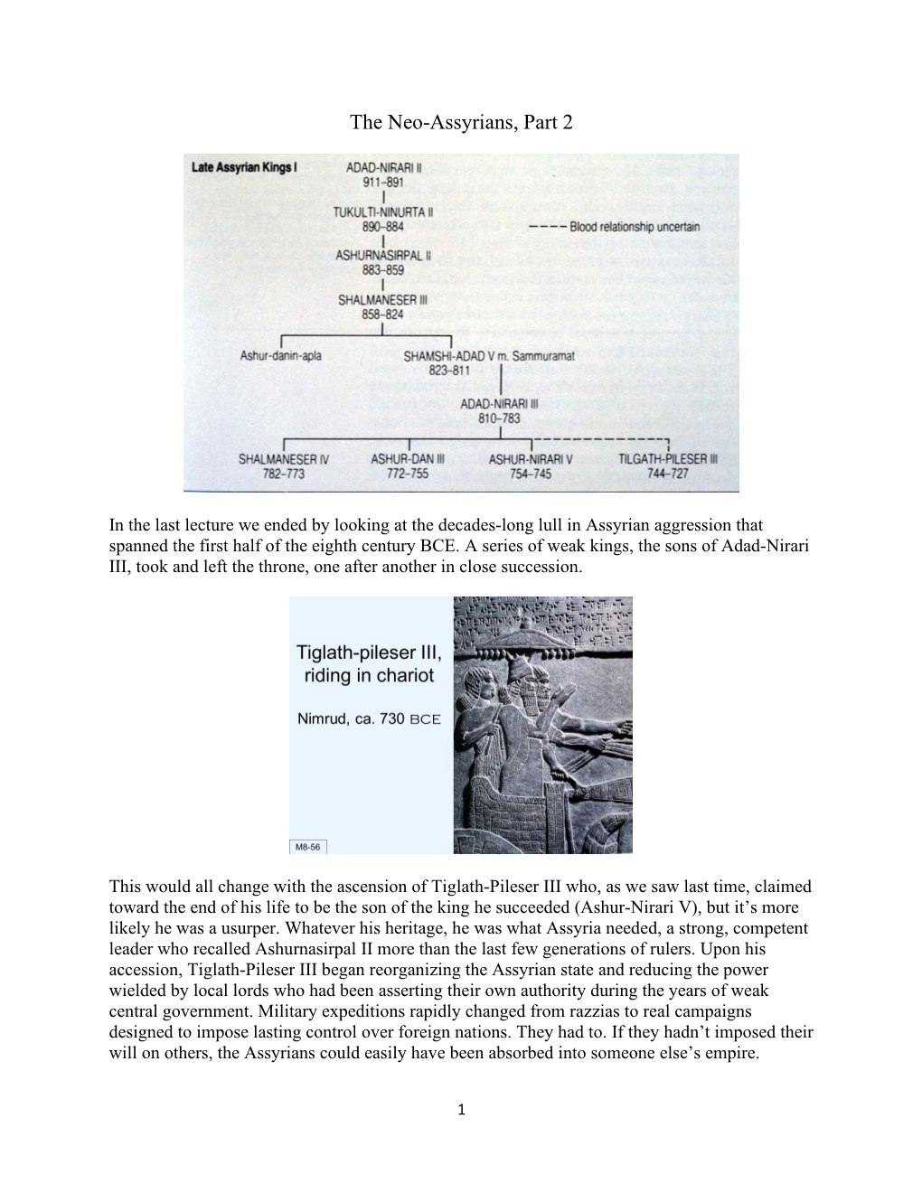 The Neo-Assyrians, Part 2