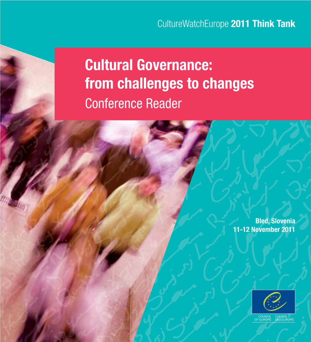 Cultural Governance: from Challenges to Changes Conference Reader