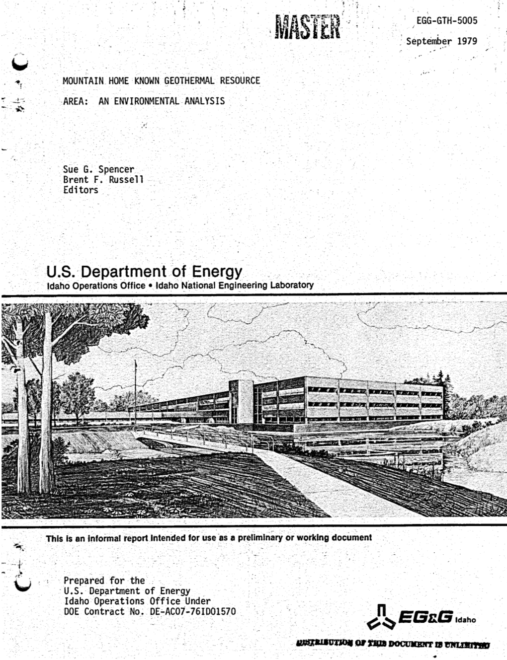 Mountain Home Known Geothermal Resource Area: an Environmental Analysis