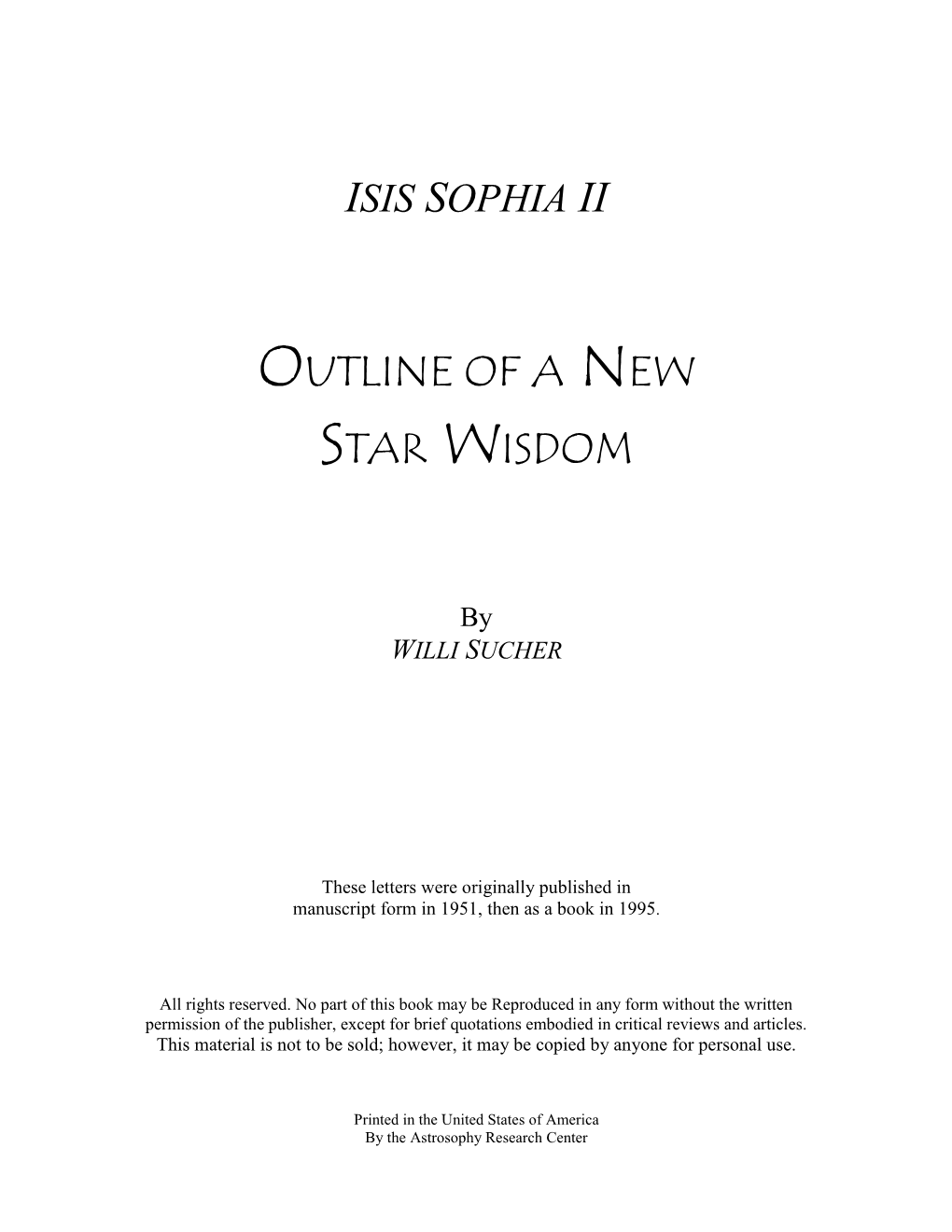 Isis Sophia Ii