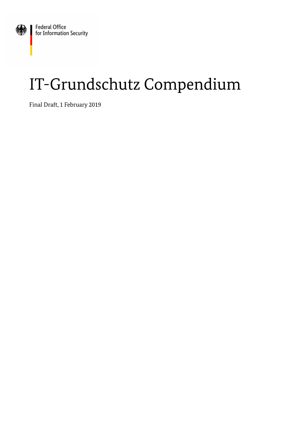 IT-Grundschutz-Compendium Edition 2019