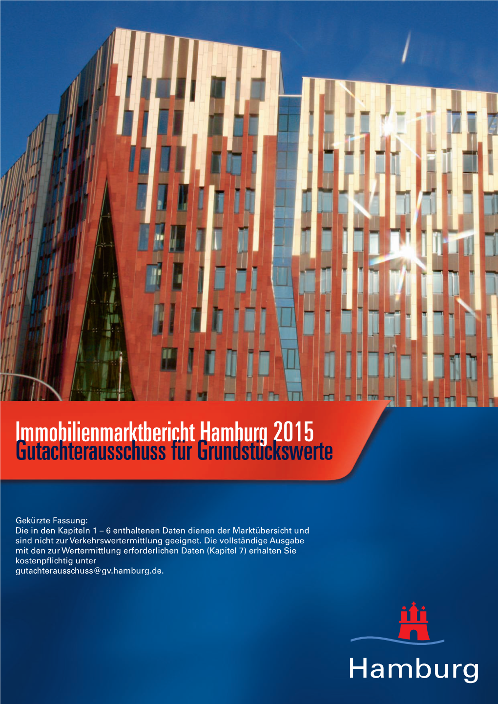 Immobilienmarktbericht Hamburg 2015 Gutachterausschuss Für Grundstückswerte