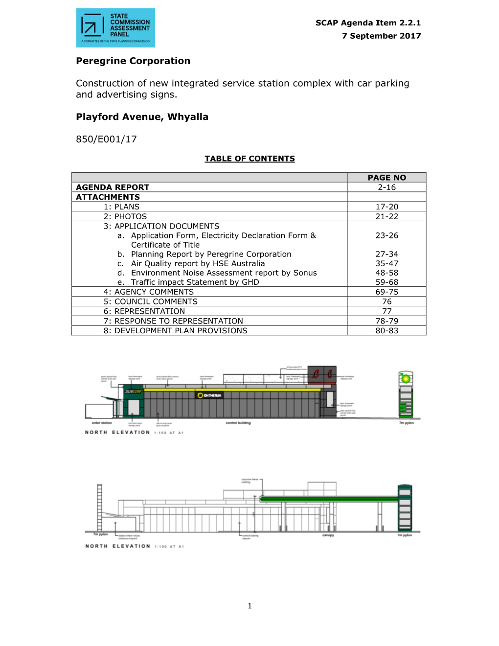 Peregrine Corporation Construction of New Integrated Service Station