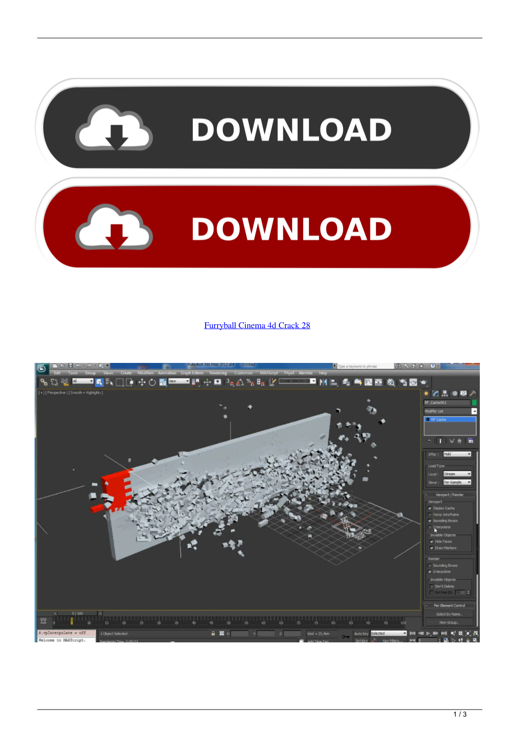 Furryball Cinema 4D Crack 28