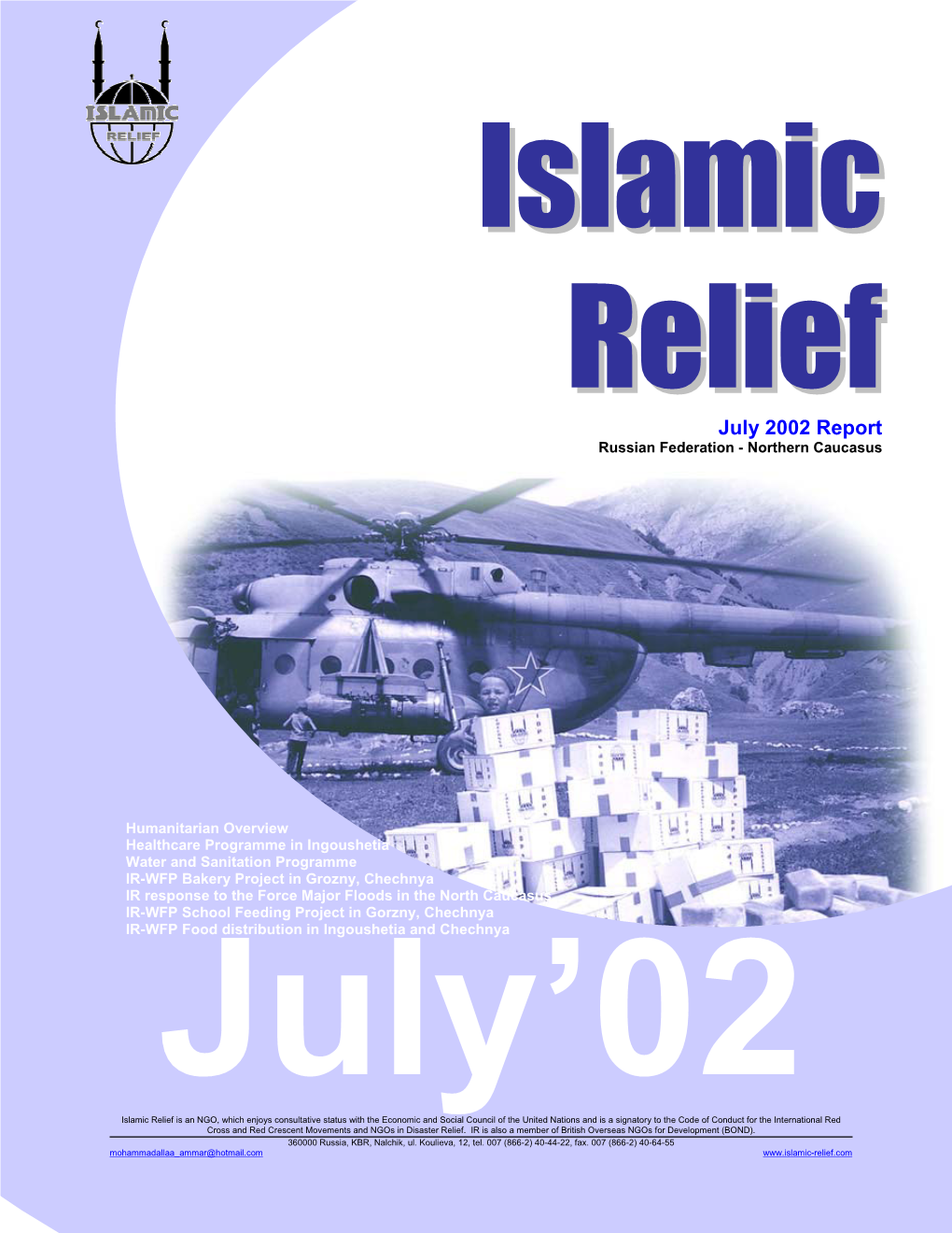 July 2002 Report Russian Federation - Northern Caucasus