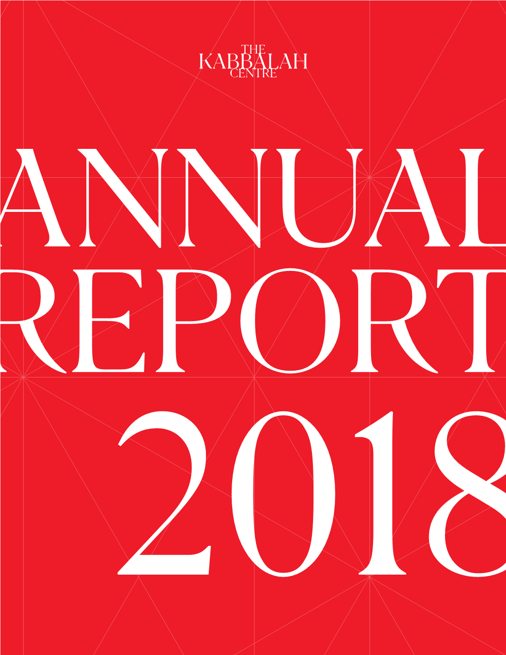 2018 the Kabbalah Centre Annual Report 2018