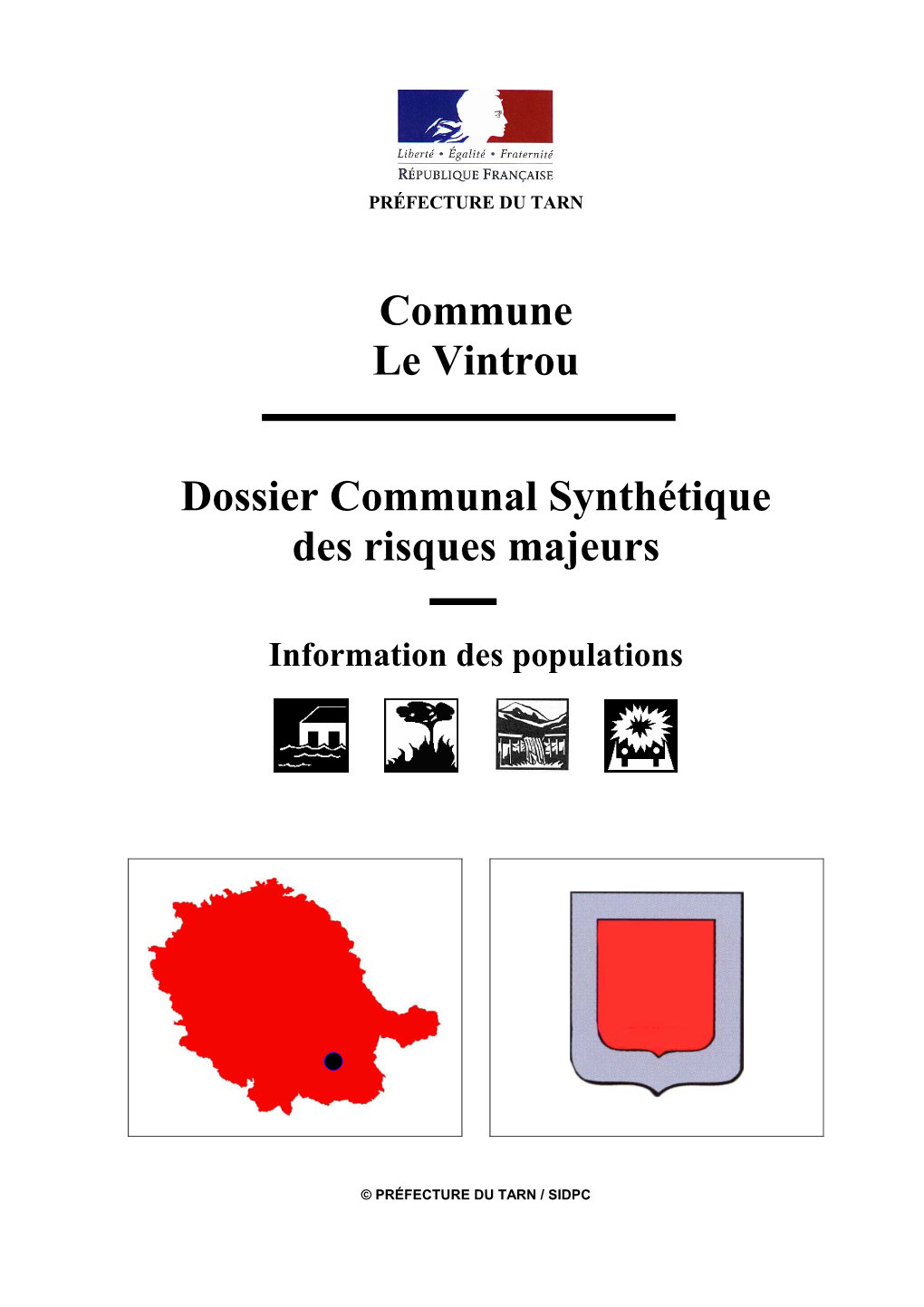 Commune Le Vintrou Dossier Communal Synthétique Des Risques