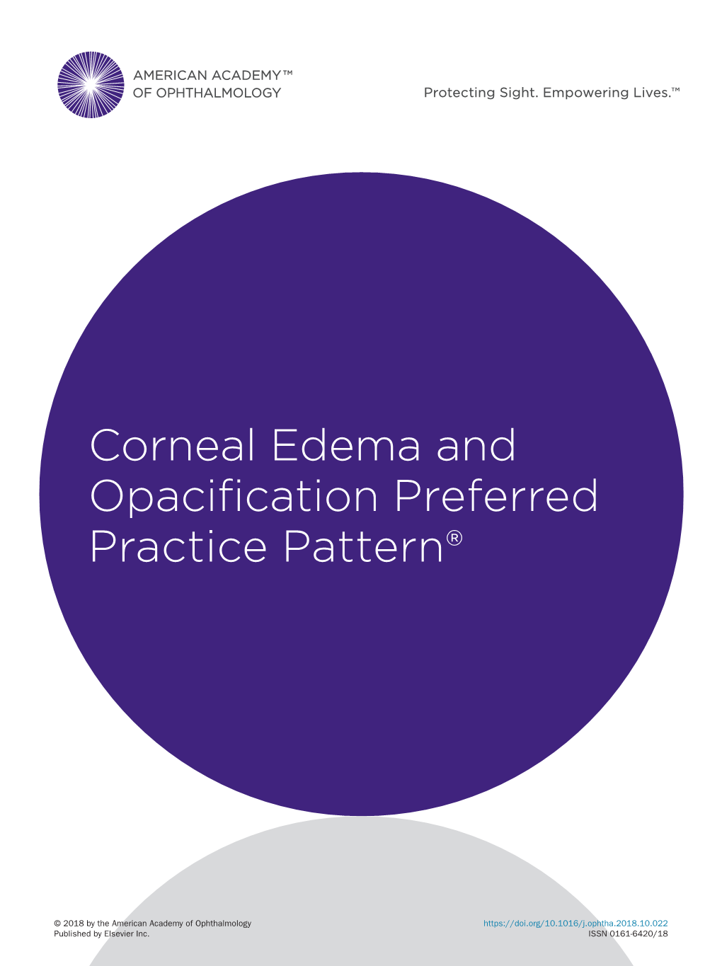 Corneal Edema & Opacification Preferred Practice Pattern®