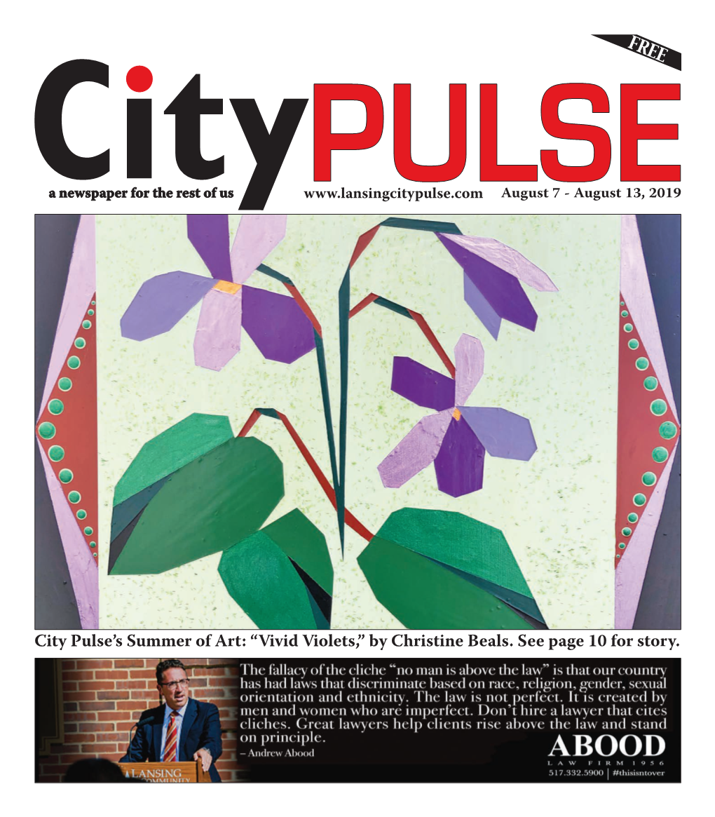 City Pulse's Summer of Art: “Vivid Violets,”