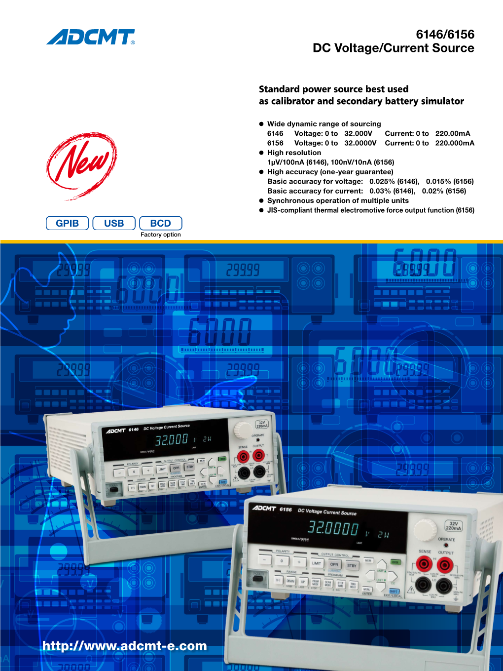 DC Voltage Current Source 6146/6156