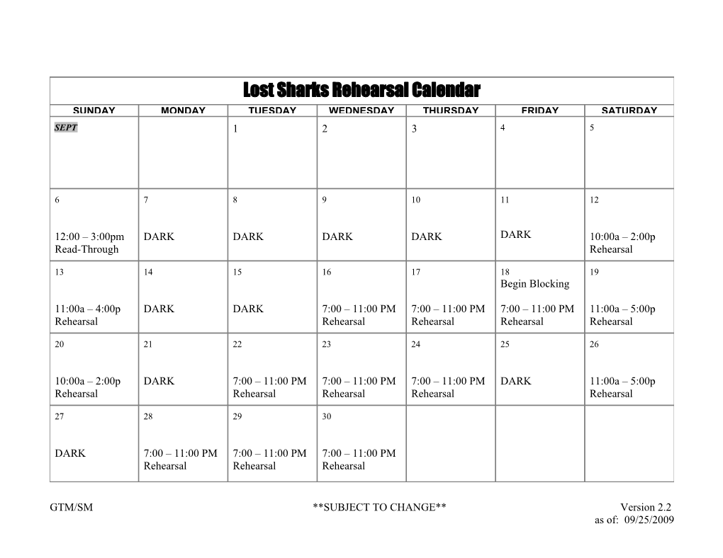 GTM/SM SUBJECT to CHANGE Version 2.2