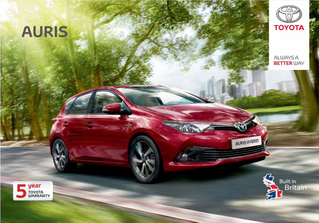 Auris Toyota Better Hybrid Happy Together You