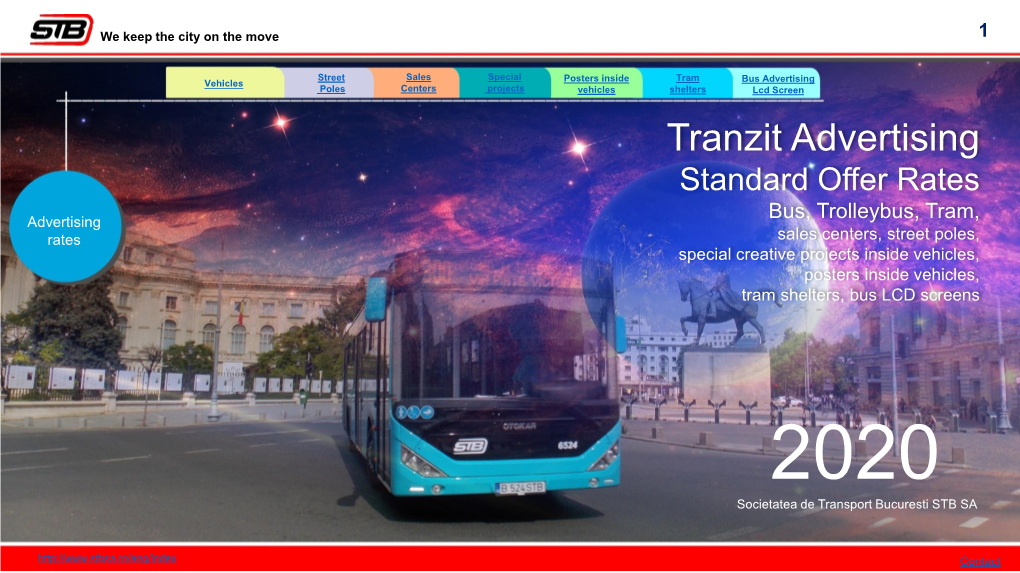 Transit Advertising Rates Standard Offer