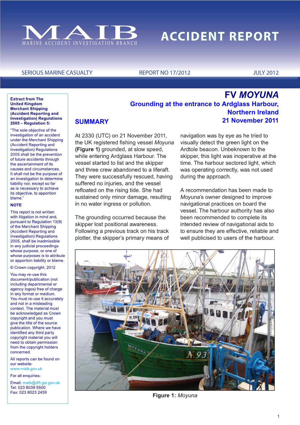 Moyuna Report No 17/2012