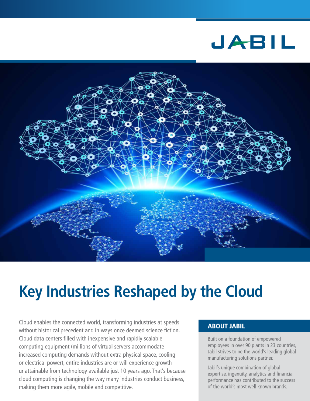 WHITE PAPER: Key Industries Reshaped by the Cloud