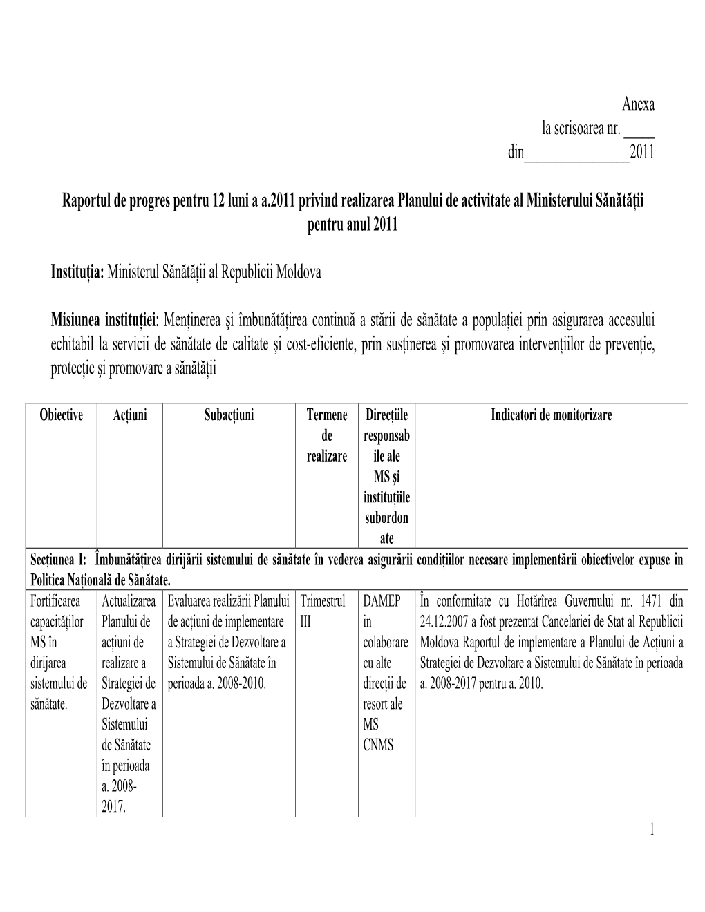 Din___2011 Raportul De Progres Pentru 12 Luni