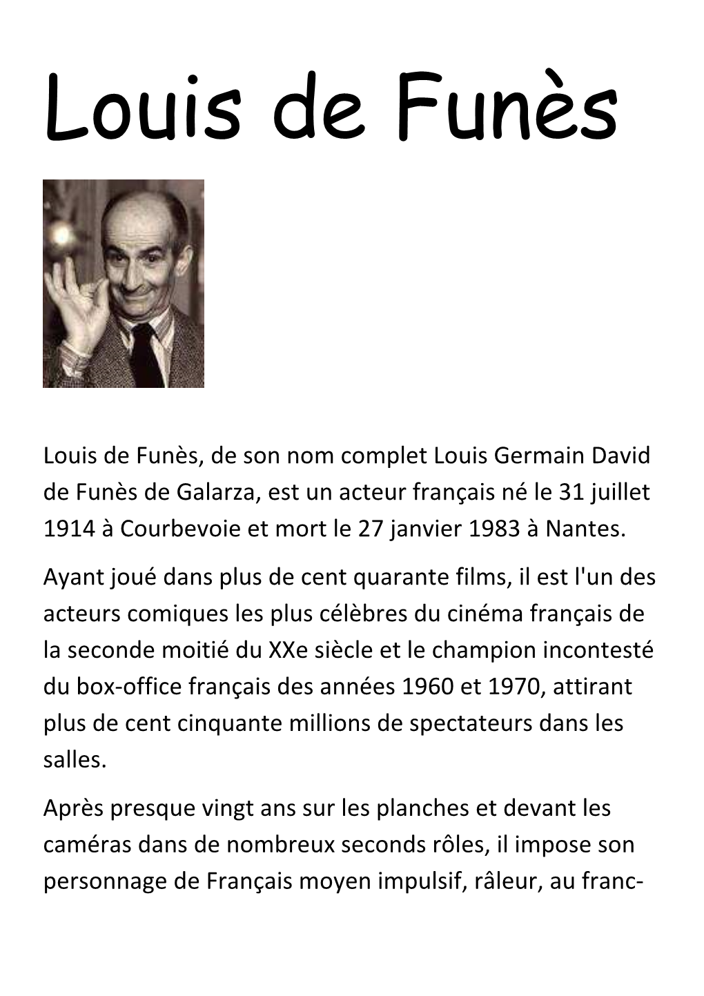 Louis De Funès