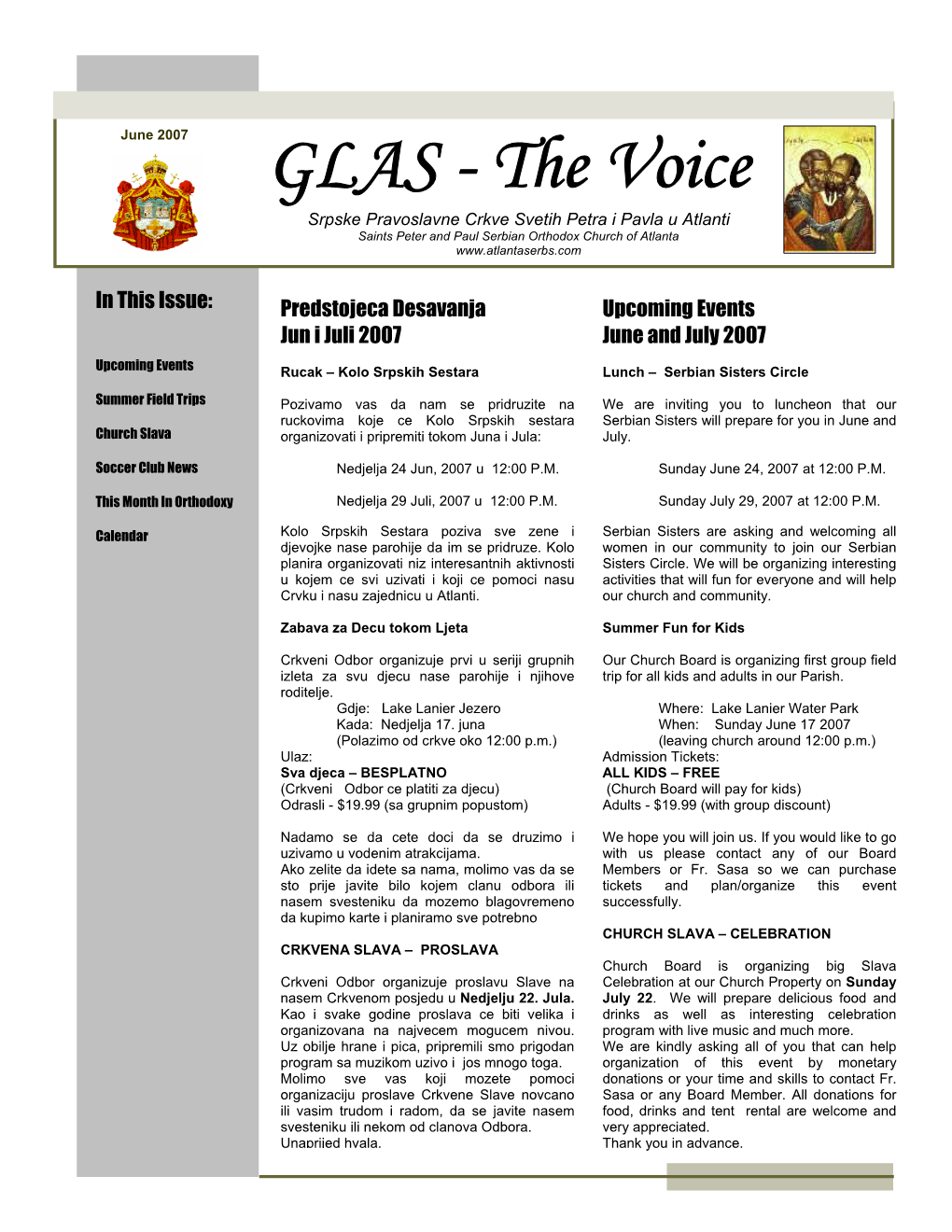 GLAS - the Voice