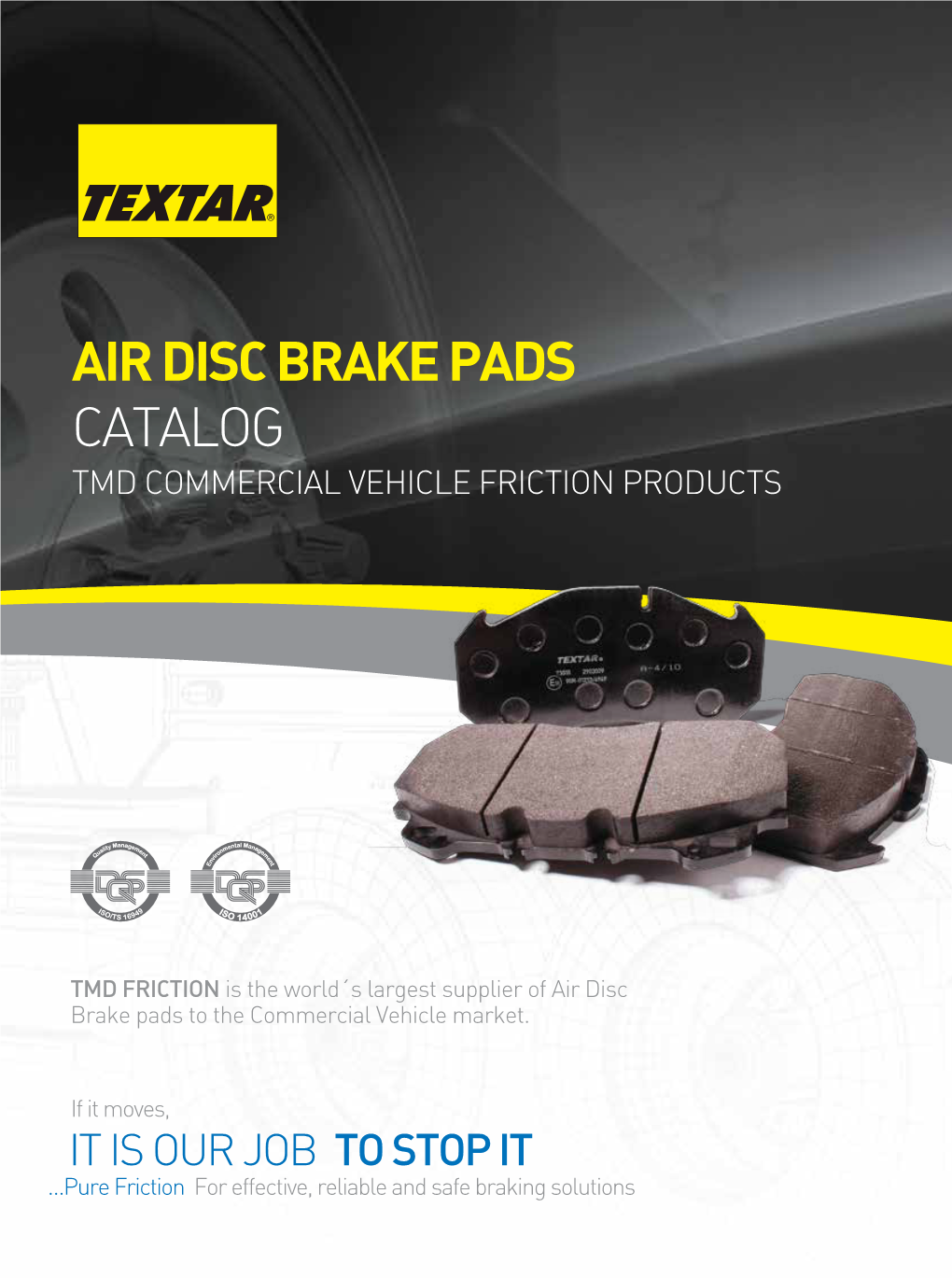 Air Disc Brake Pads Catalog Tmd Commercial Vehicle Friction Products