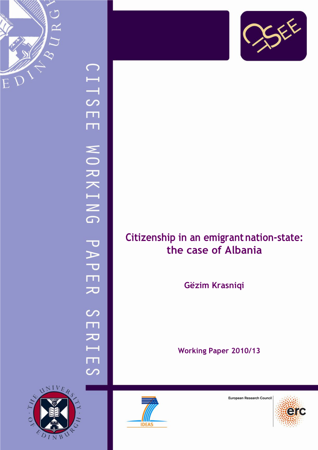 Citizenship in an Emigrantnation-State: the Case Of