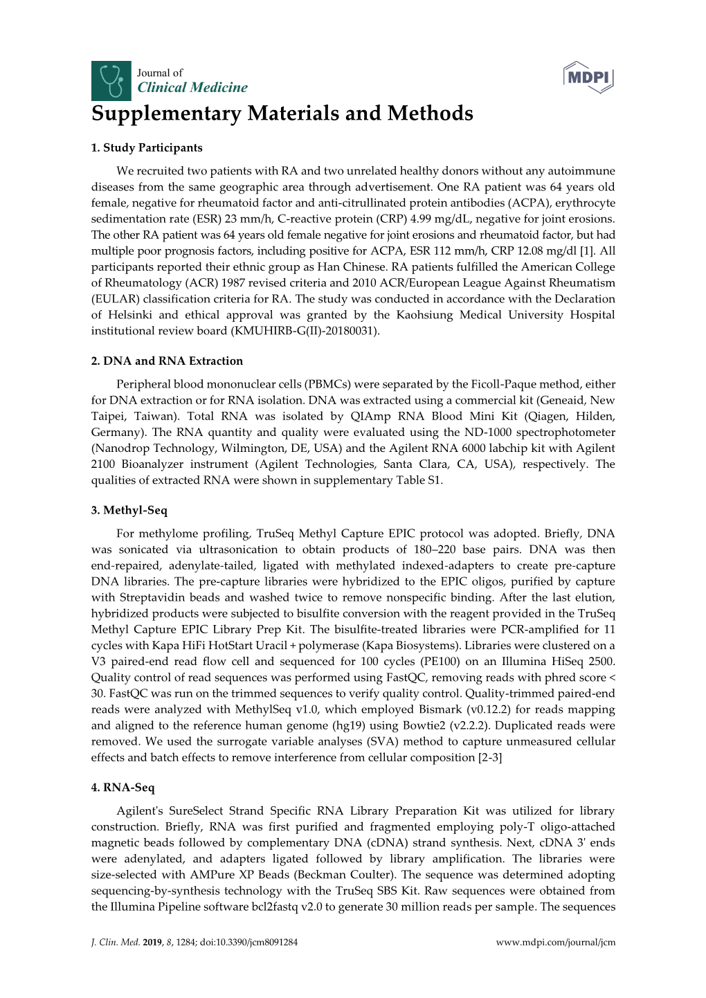 Supplementary Materials and Methods