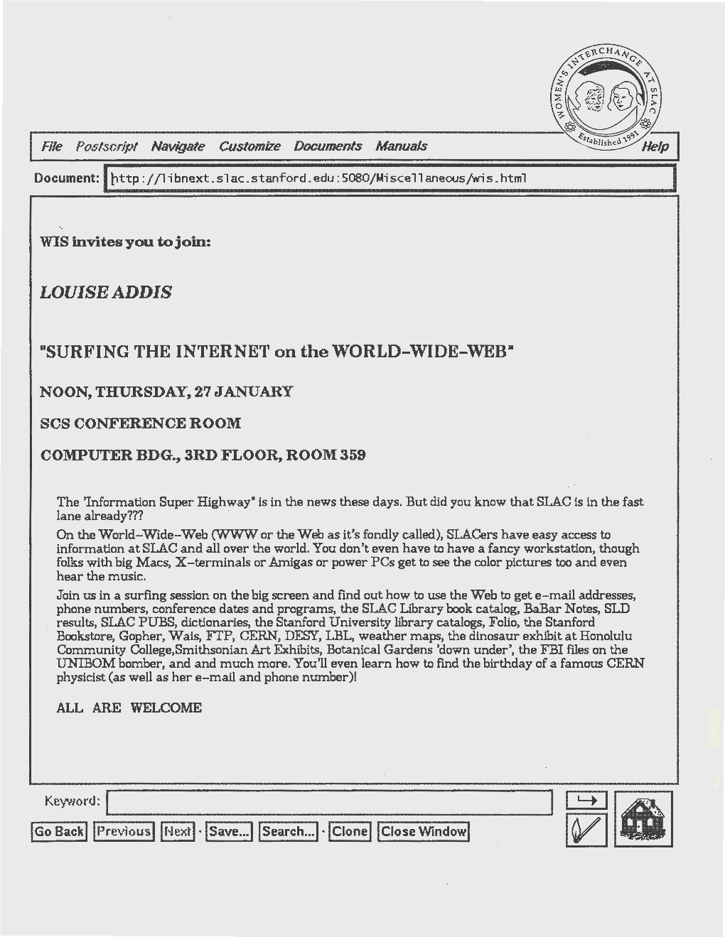 "SURFING the INTERNET on the WORLD-WIDE-WEB"