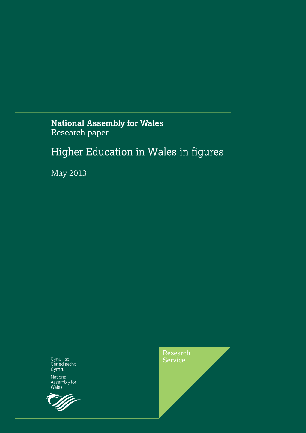 Higher Education in Wales in Figures