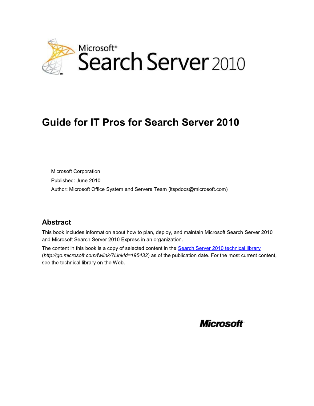 Search Server 2010