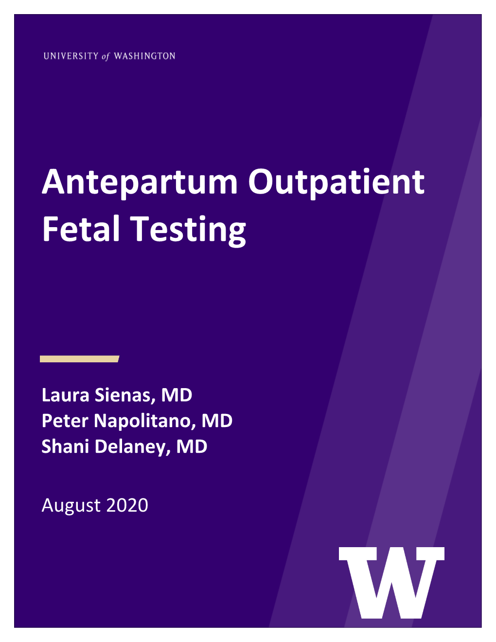 Antenatal Outpatient Testing