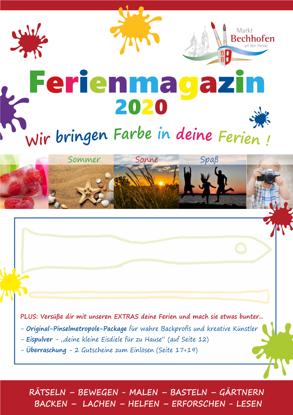 Ferienmagazin 2020 Be in Wir Bringen Far Deine Ferien ! Sommer Sonne Spaß