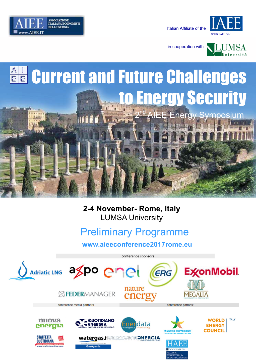 Current and Future Challenges to Energy Security 2Nd AIEE Energy Symposium