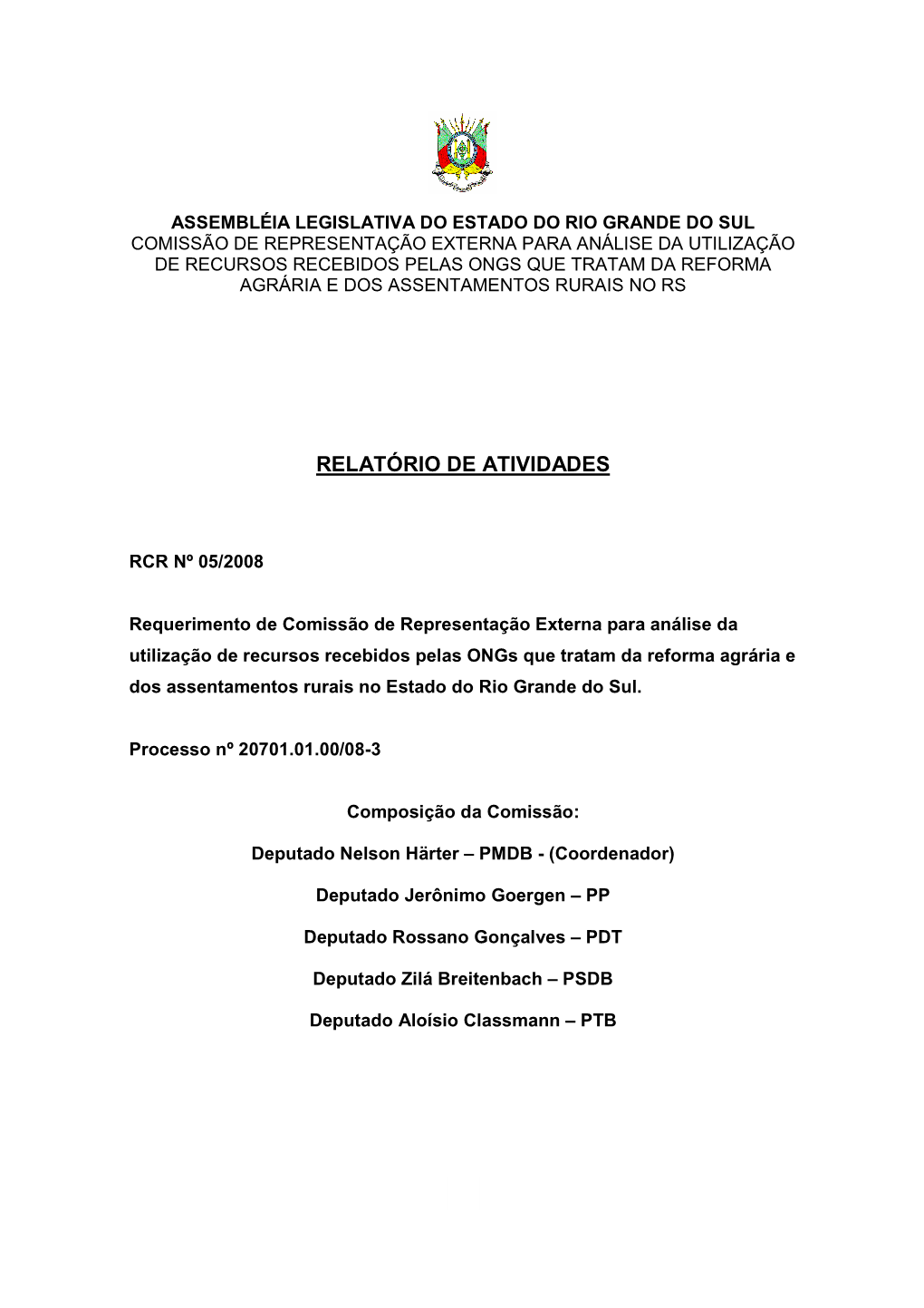 Assembléia Legislativa Do Estado Do Rio Grande Do