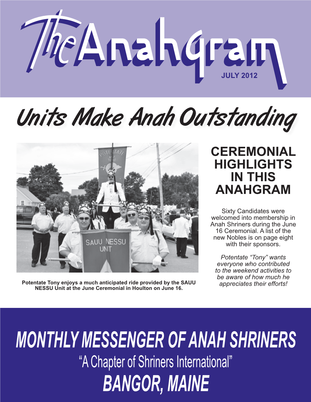 Units Make Anah Outstanding