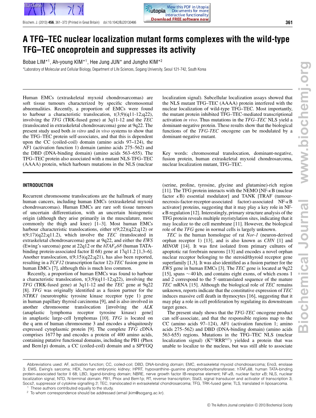 Biochemical Journal