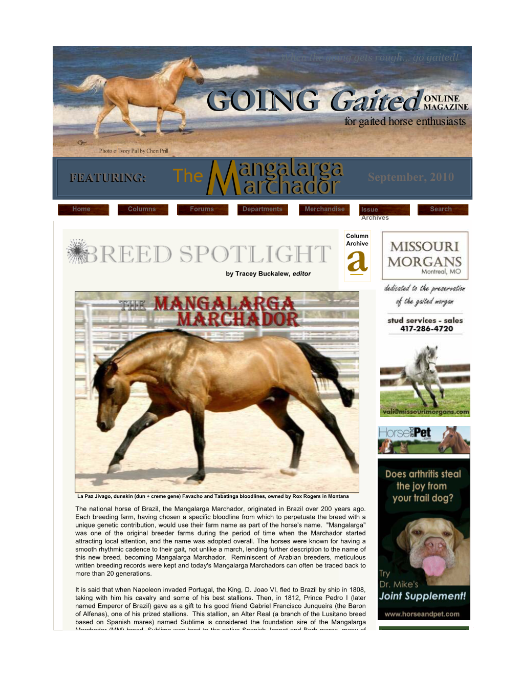 GOING Gaitedonline GOING Gaited