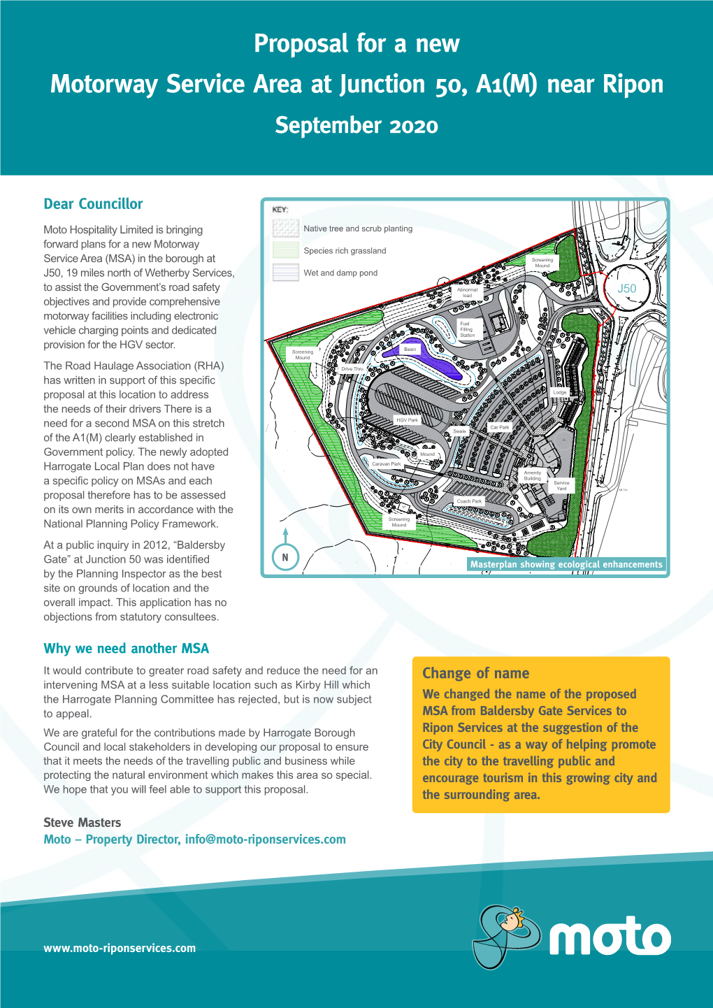 Moto Application Plans and Documents