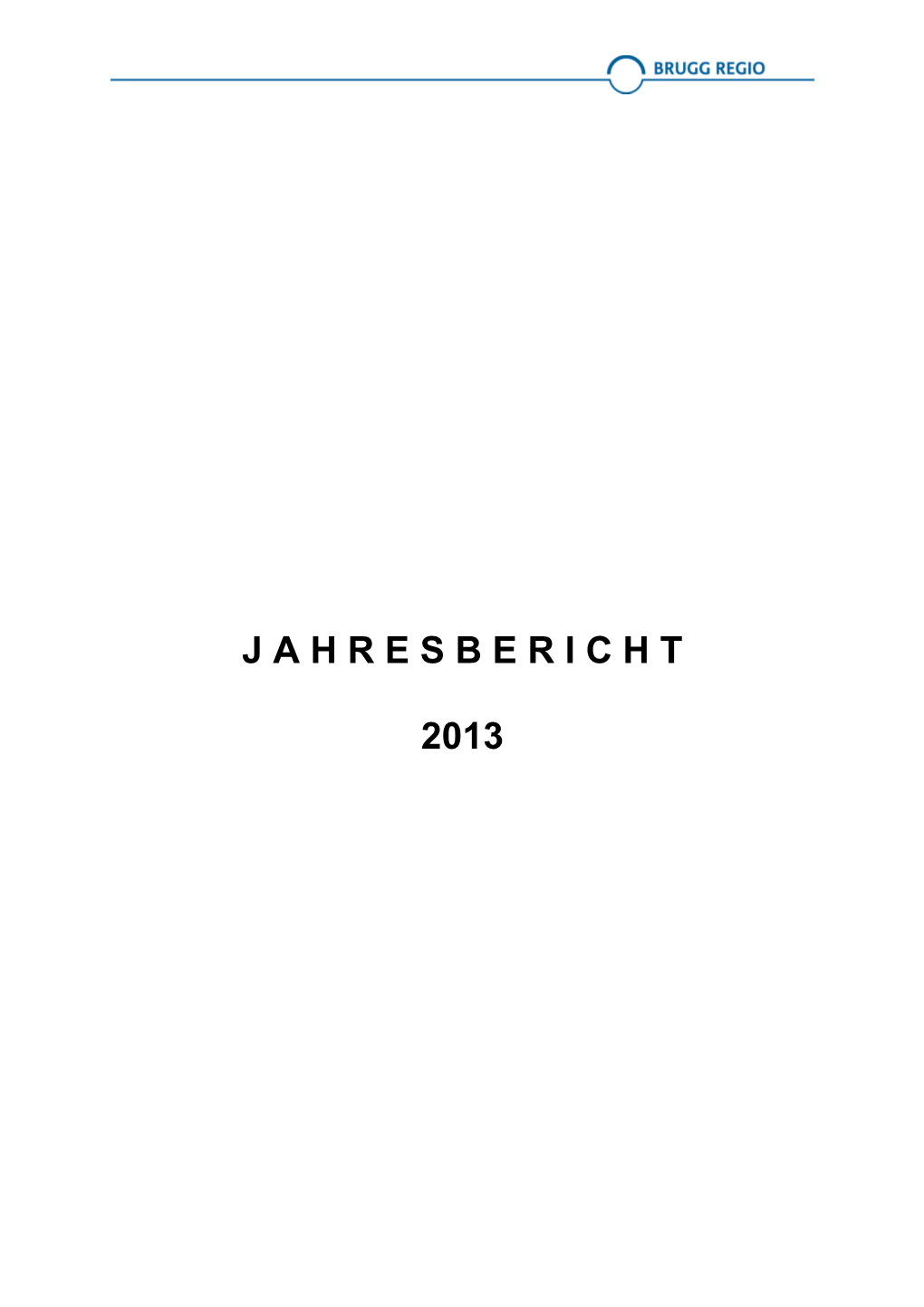 J a H R E S B E R I C H T 2013