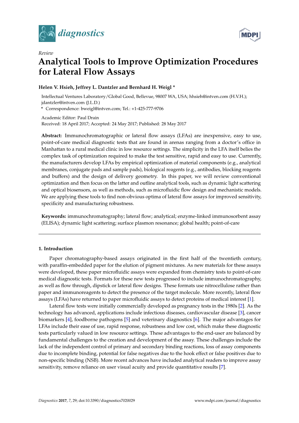 Analytical Tools to Improve Optimization Procedures for Lateral Flow Assays