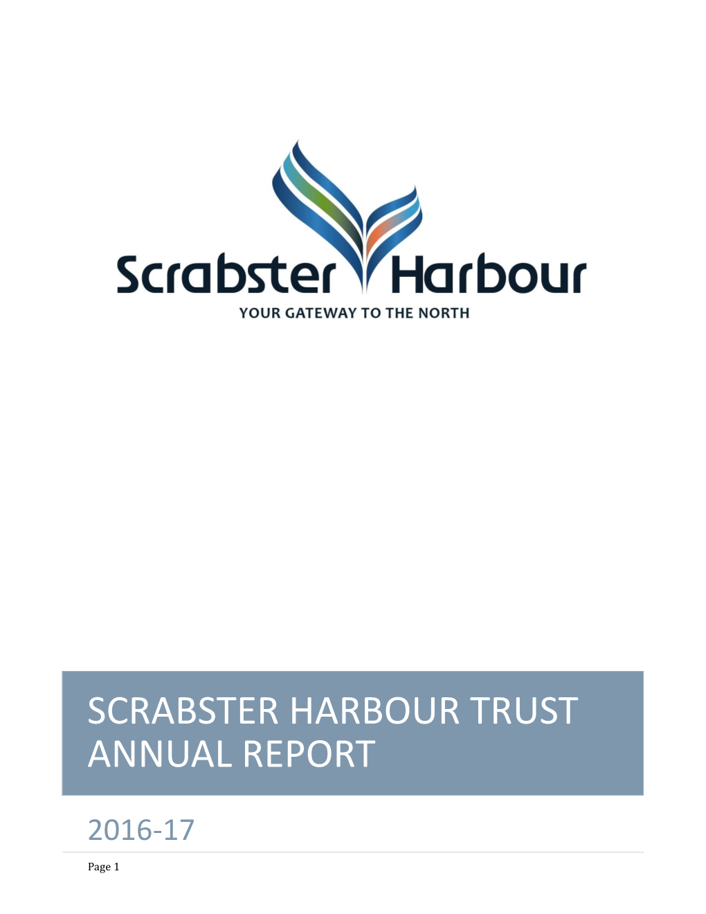 Scrabster Harbour Trust Annual Report