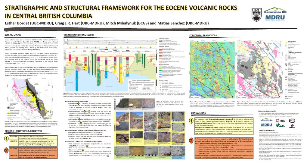 2013: Stratigraphic and Structural Framework for the Eocene Volcanic