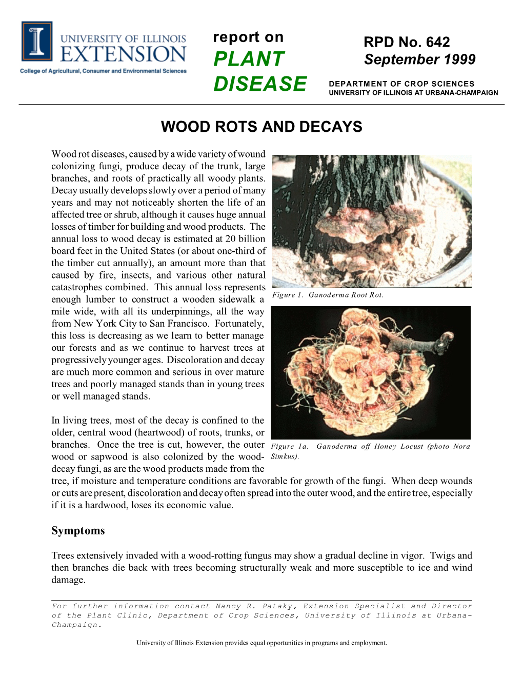 Wood Rots and Decays, RPD No