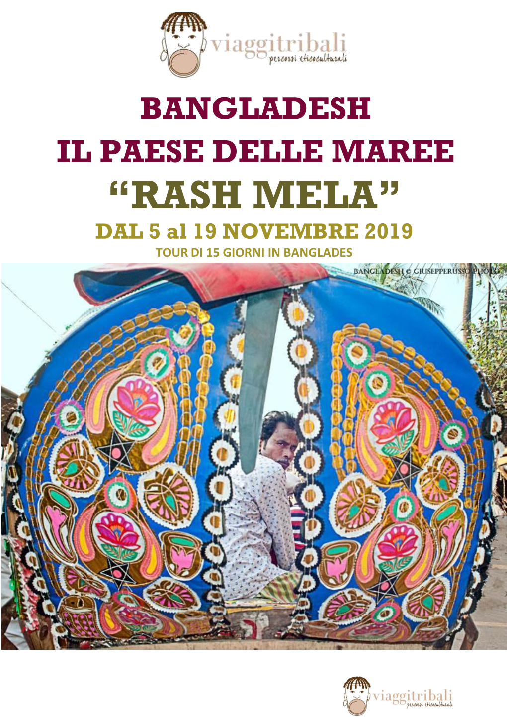 “RASH MELA” DAL 5 Al 19 NOVEMBRE 2019 TOUR DI 15 GIORNI in BANGLADES