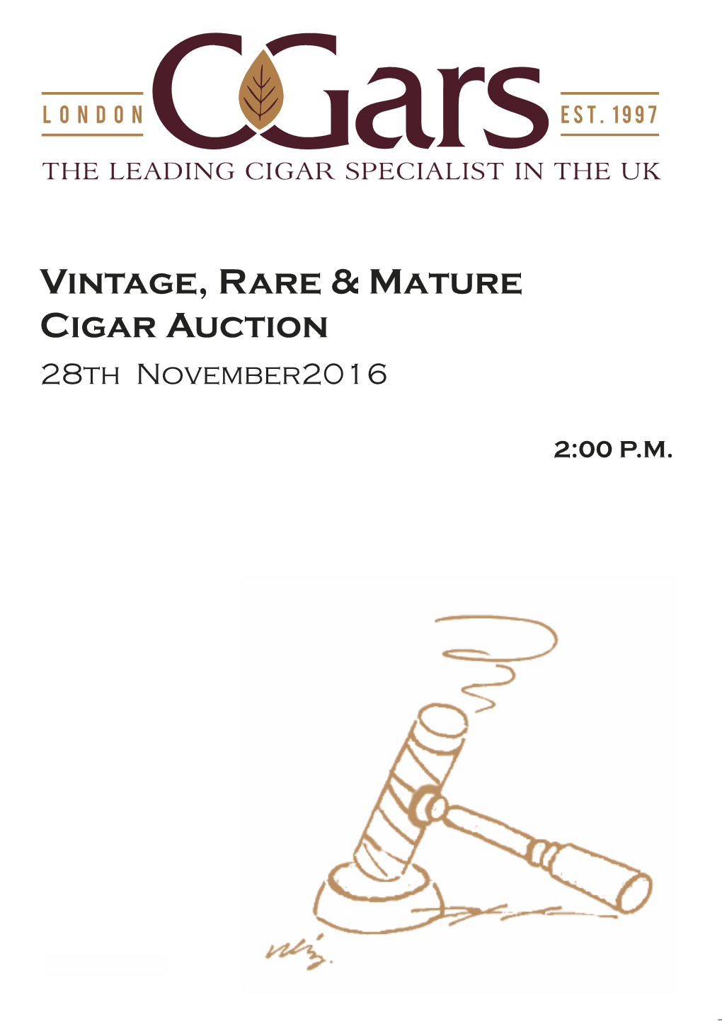 Vintage, Rare & Mature Cigar Auction