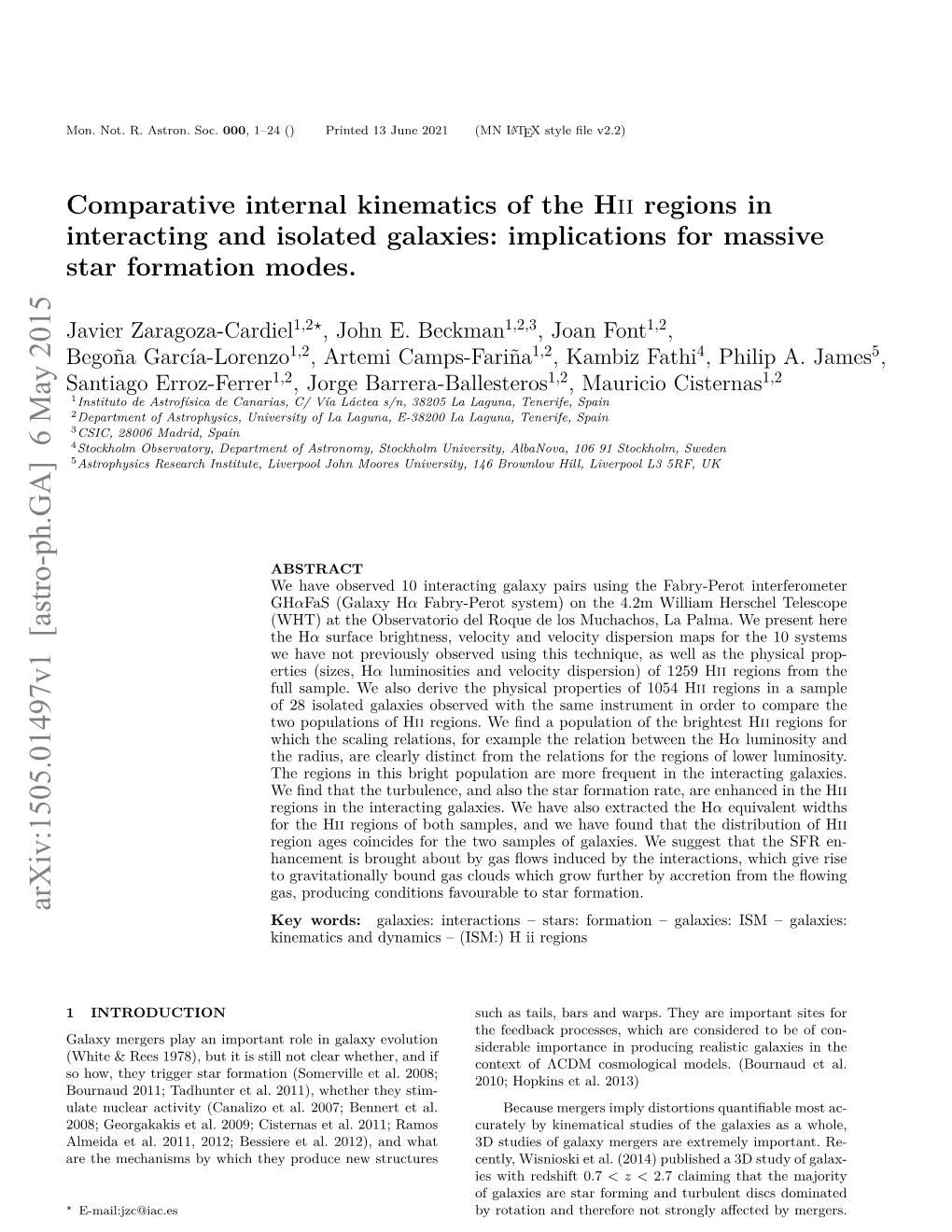 Comparative Internal Kinematics of the Hii Regions in Interacting and Isolated Galaxies: Implications for Massive Star Formation Modes
