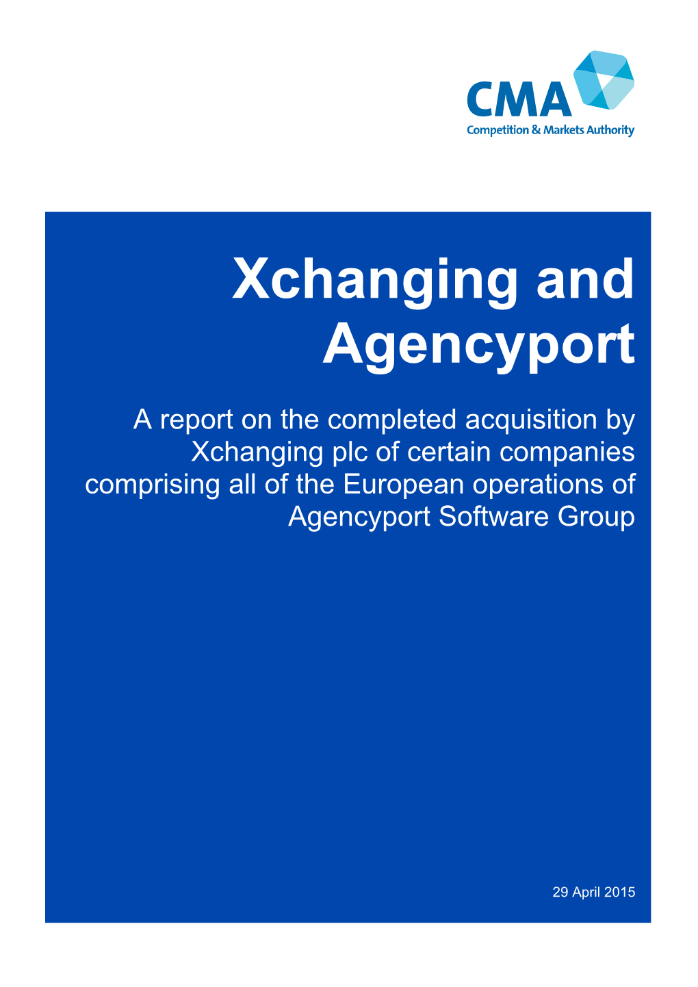 Xchanging and Agencyport